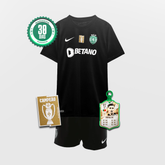 Conjunto infantil Sporting CP Back to Black 2023/2024