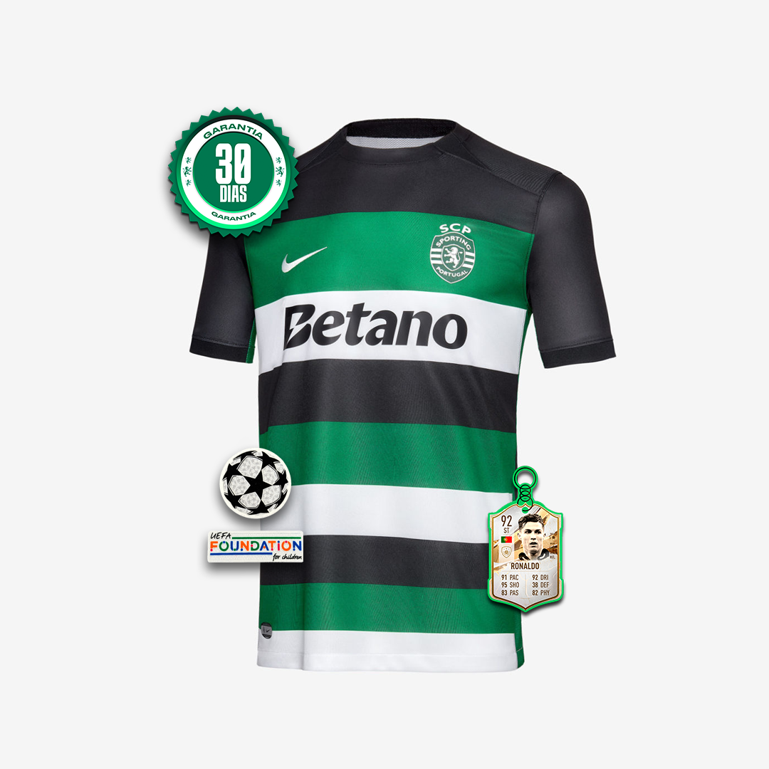 Camisola Sporting CP 2024/2025 LANÇAMENTO + 5 PRENDAS HOJE 🎁