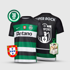 Camisola Sporting CP 2024/2025 LANÇAMENTO Campeão + 5 PRENDAS HOJE 🎁