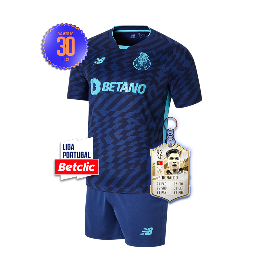 Kit Infantil FC Porto Third 2024/2025 + 5 PRENDAS HOJE! 🎁