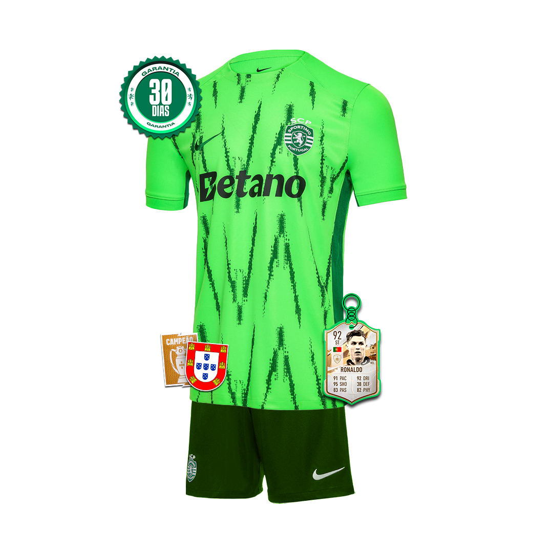 Conjunto infantil Sporting CP Third 2024/2025 Verve