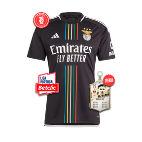 Camisola Benfica Away 2023/24 - Preta + 5 PRENDAS HOJE! 🎁