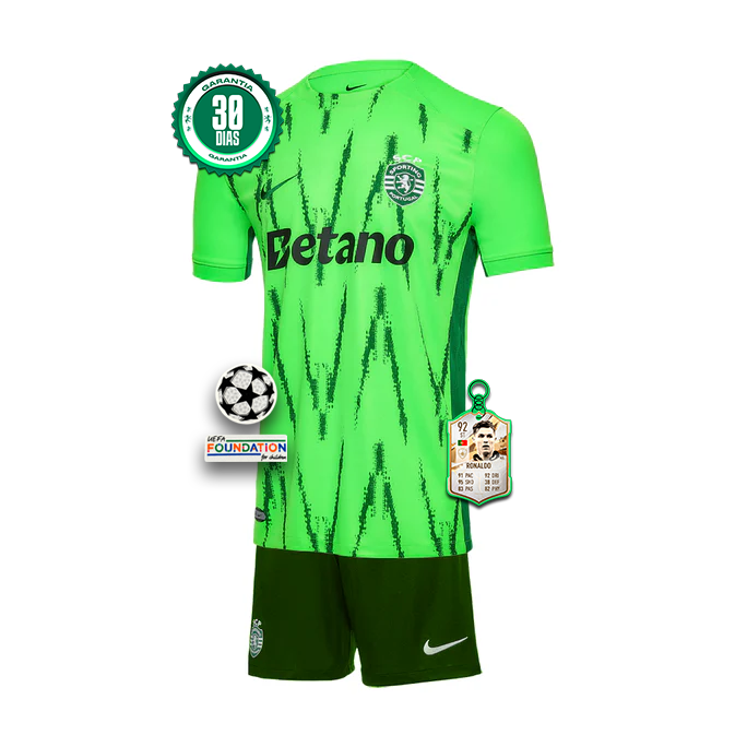 Conjunto infantil Sporting CP Third 2024/2025 Verve