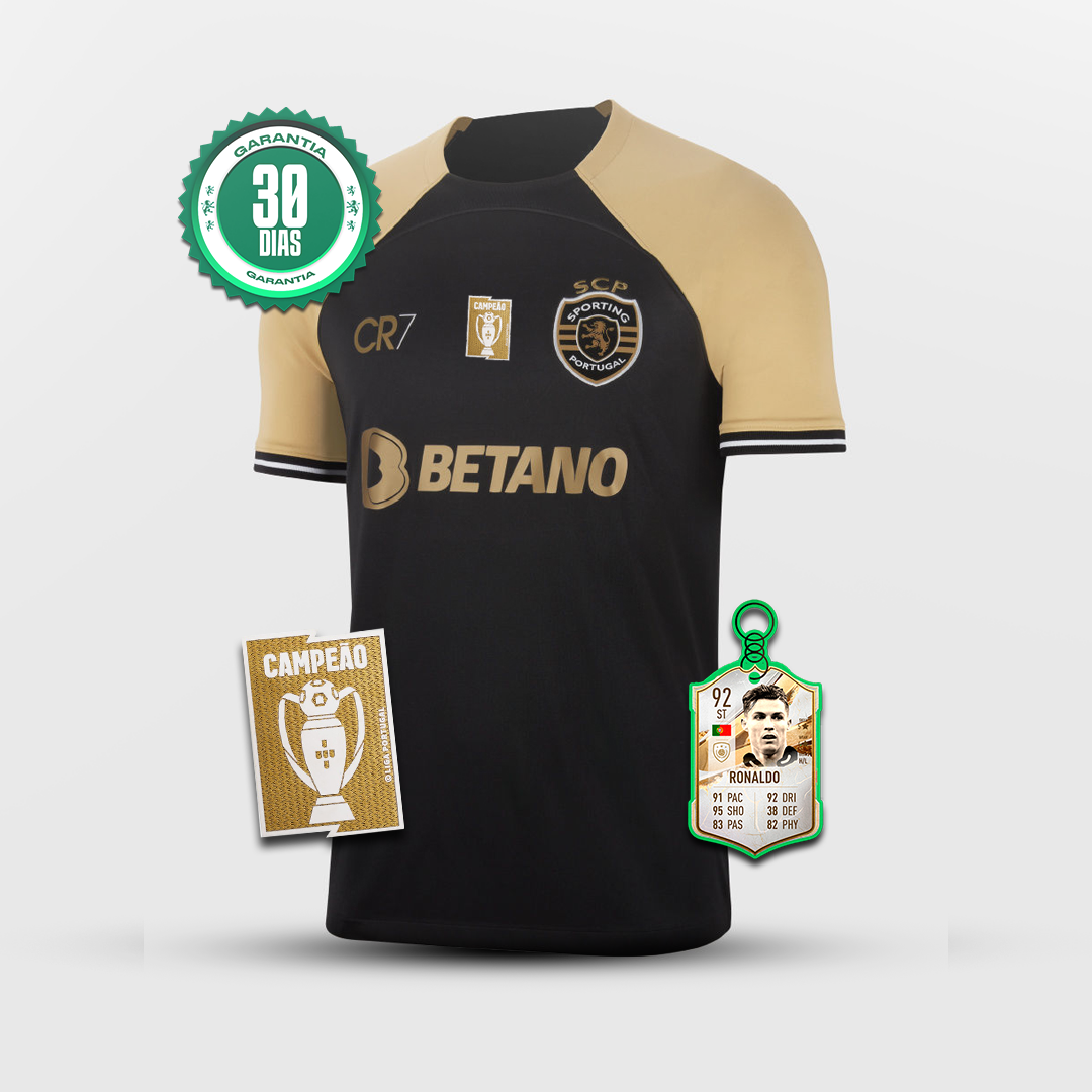 Camisola Sporting CP CR7 2023/24 🏆Campeão Nacional + 5 Prendas HOJE! 🎁