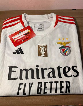 Camisola Benfica Away 2023/24 - Branca + 5 PRENDAS