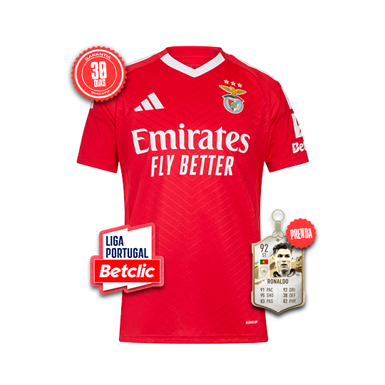 Camisola Benfica principal 2024/25 + 5 PRENDAS HOJE! 🎁