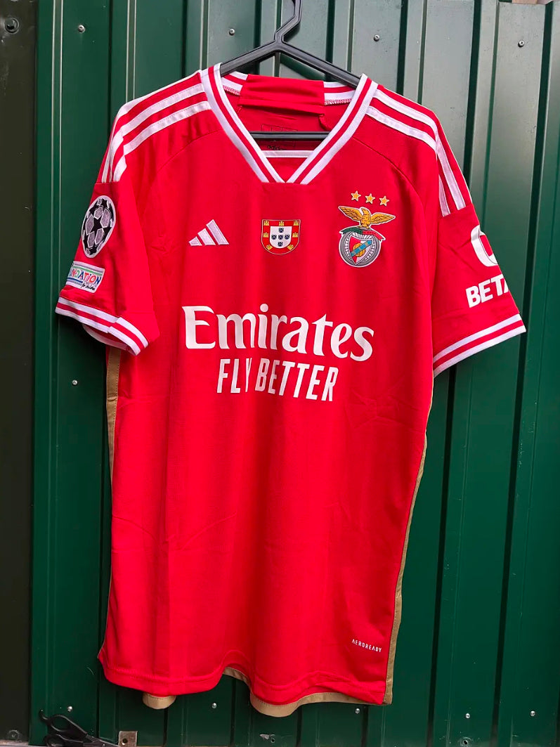 Camisola Benfica Home 2023/24 - Vermelha - Champions League