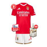 Conjunto Infantil Benfica 2024/2025 - LANÇAMENTO + 5 PRENDAS HOJE! 🎁