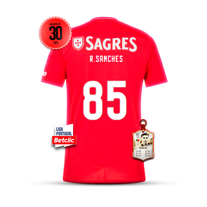 #85 R.SANCHES Camisola Benfica principal 2024/25 + 5 PRENDAS HOJE! 🎁