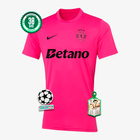 Camisola Sporting CP 2024/2025 Especial Outubro Rosa 🎀 CHAMPIONS LEAGUE