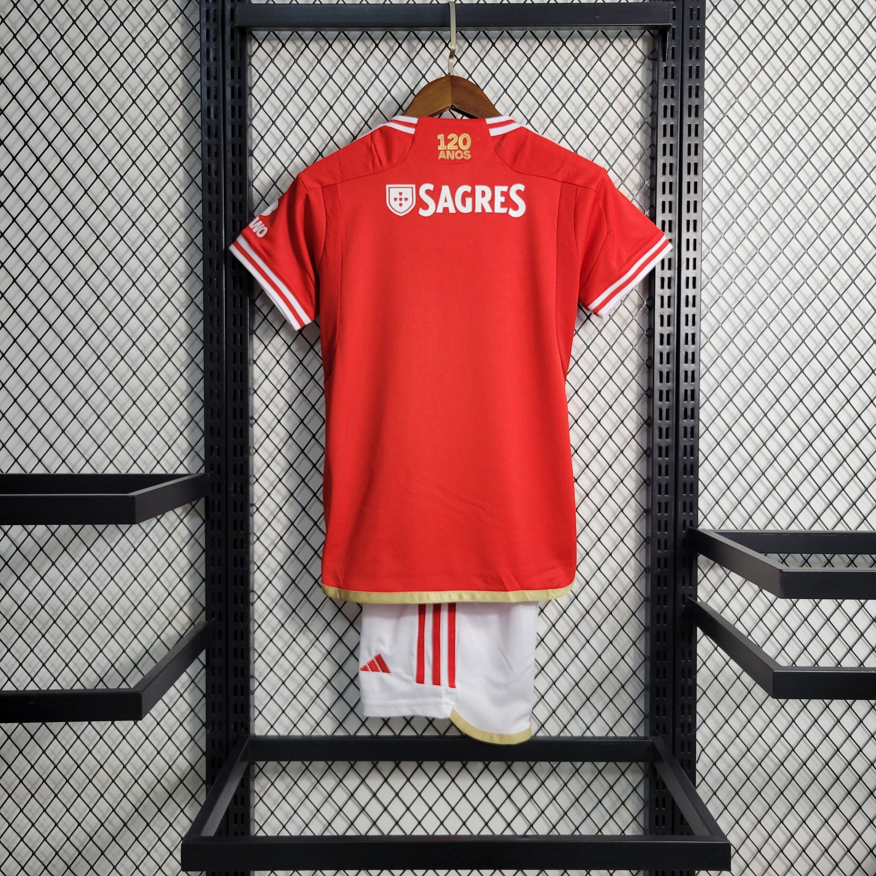 Conjunto Infantil Benfica 2023/24 - Home - Vermelha + 5 PRENDAS HOJE! 🎁