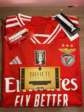 Camisola Benfica Home 2023/24 - Vermelha + 5 PRENDAS HOJE! 🎁