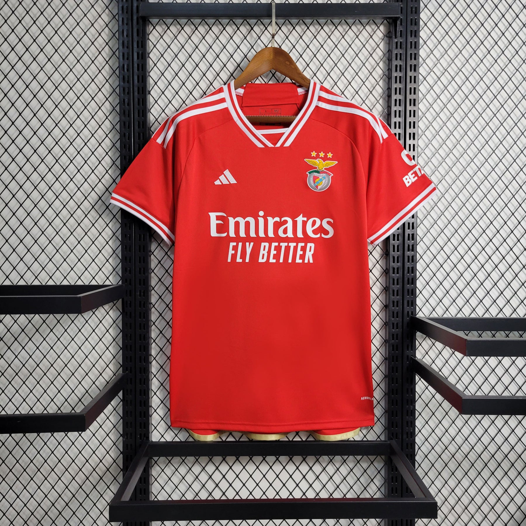 Camisola Benfica Home 2023/24 - Vermelha - Brasão Portugal