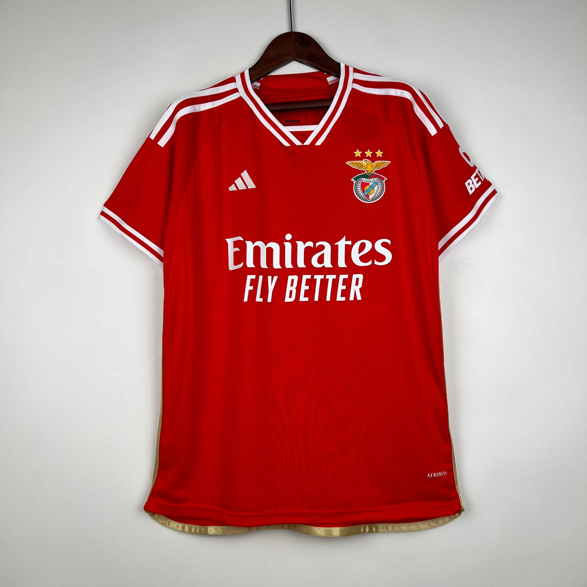 Camisola + Calção Adulto Benfica Home 2023/24 - Vermelha