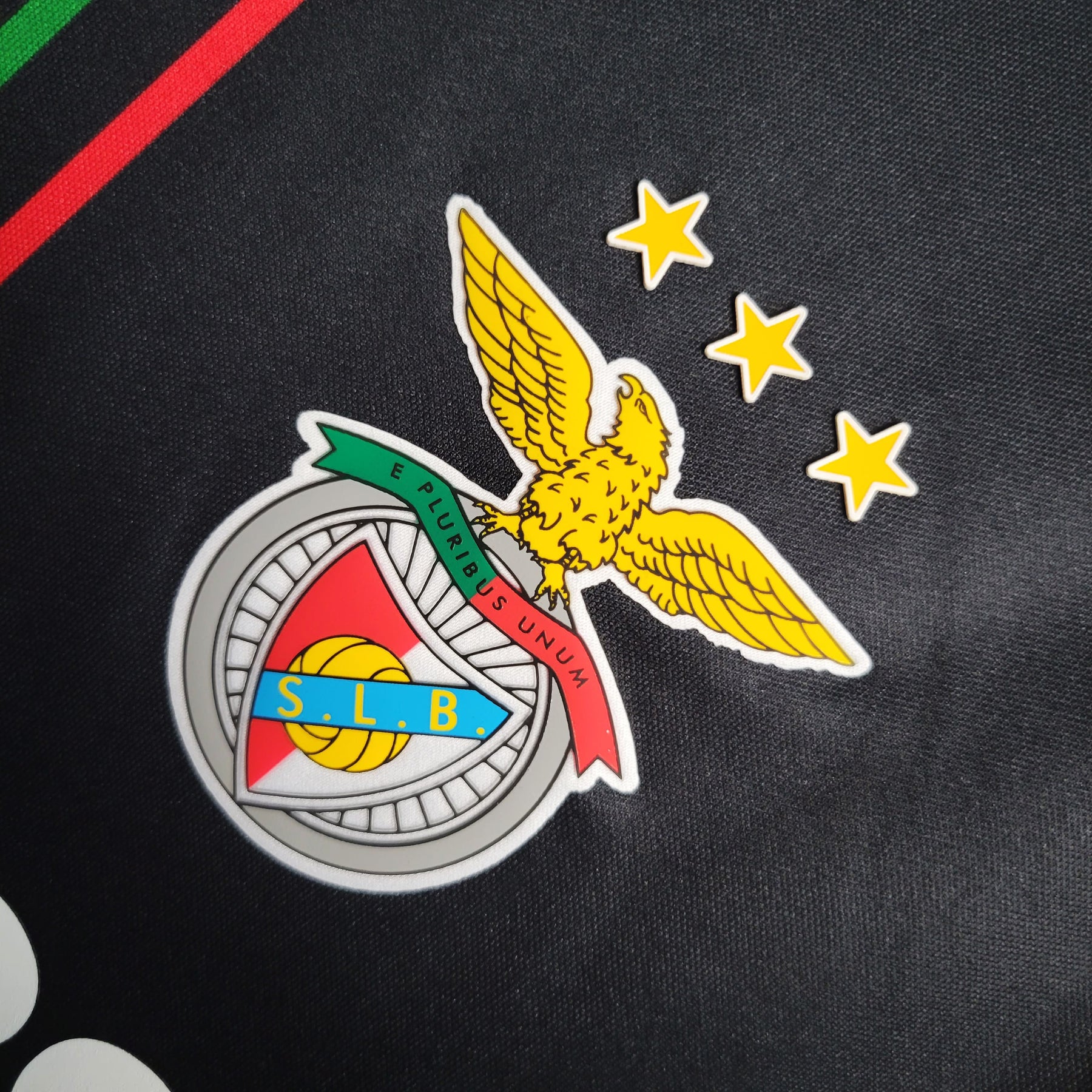 Camisola Benfica Away 2023/24 - Preta - Brasão Portugal