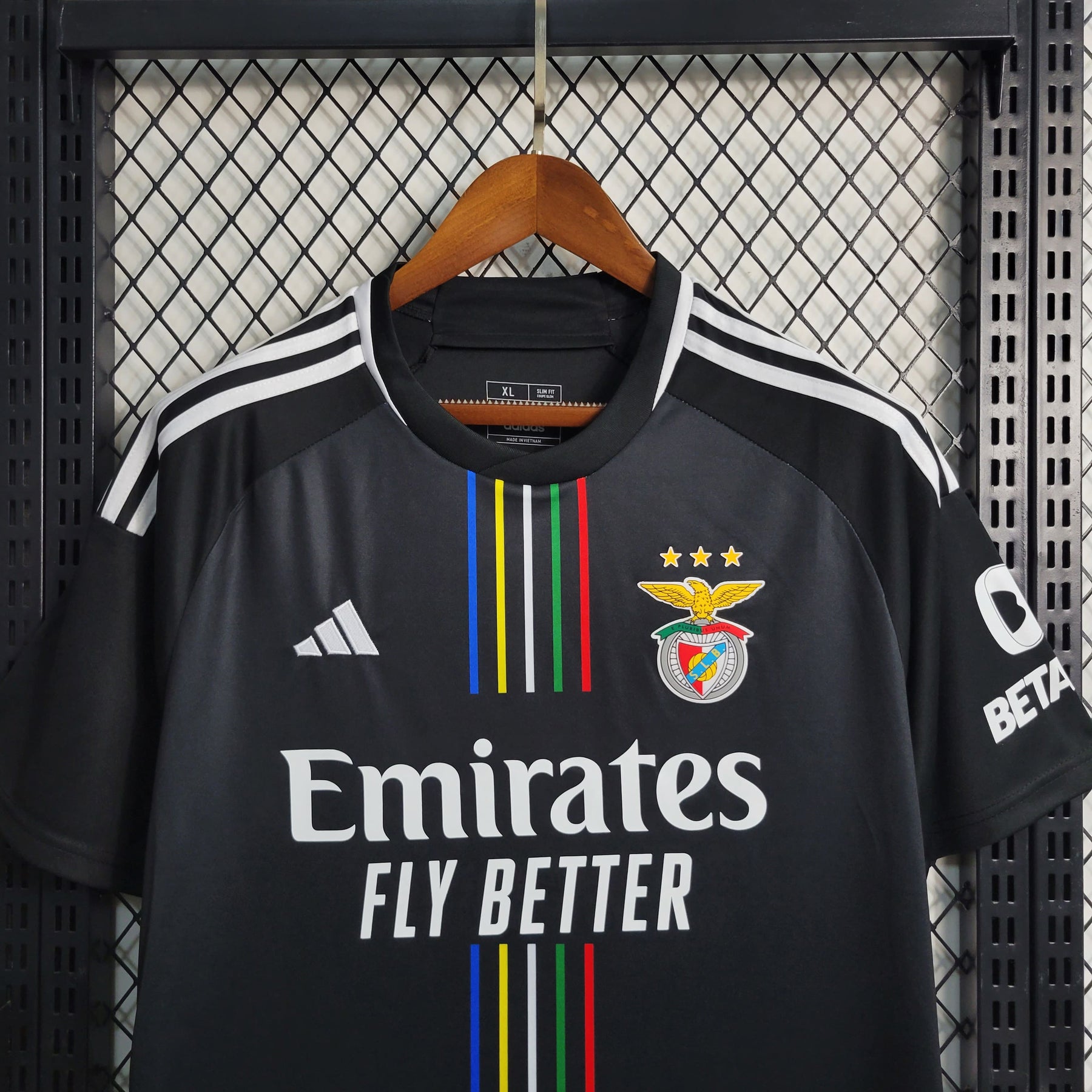 Camisola Benfica Away 2023/24 - Preta - Champions League