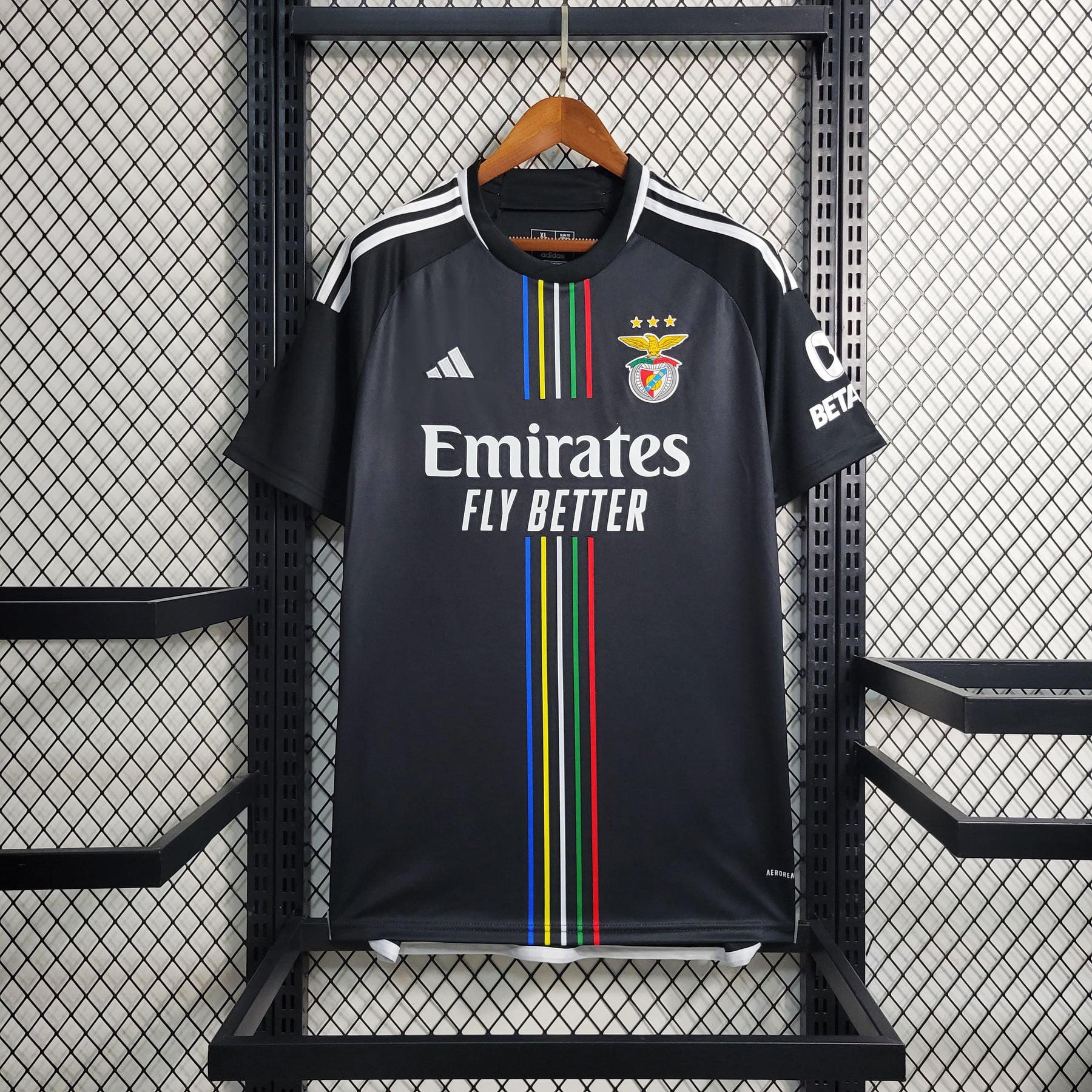 Camisola Benfica Away 2023/24 - Preta - Champions League