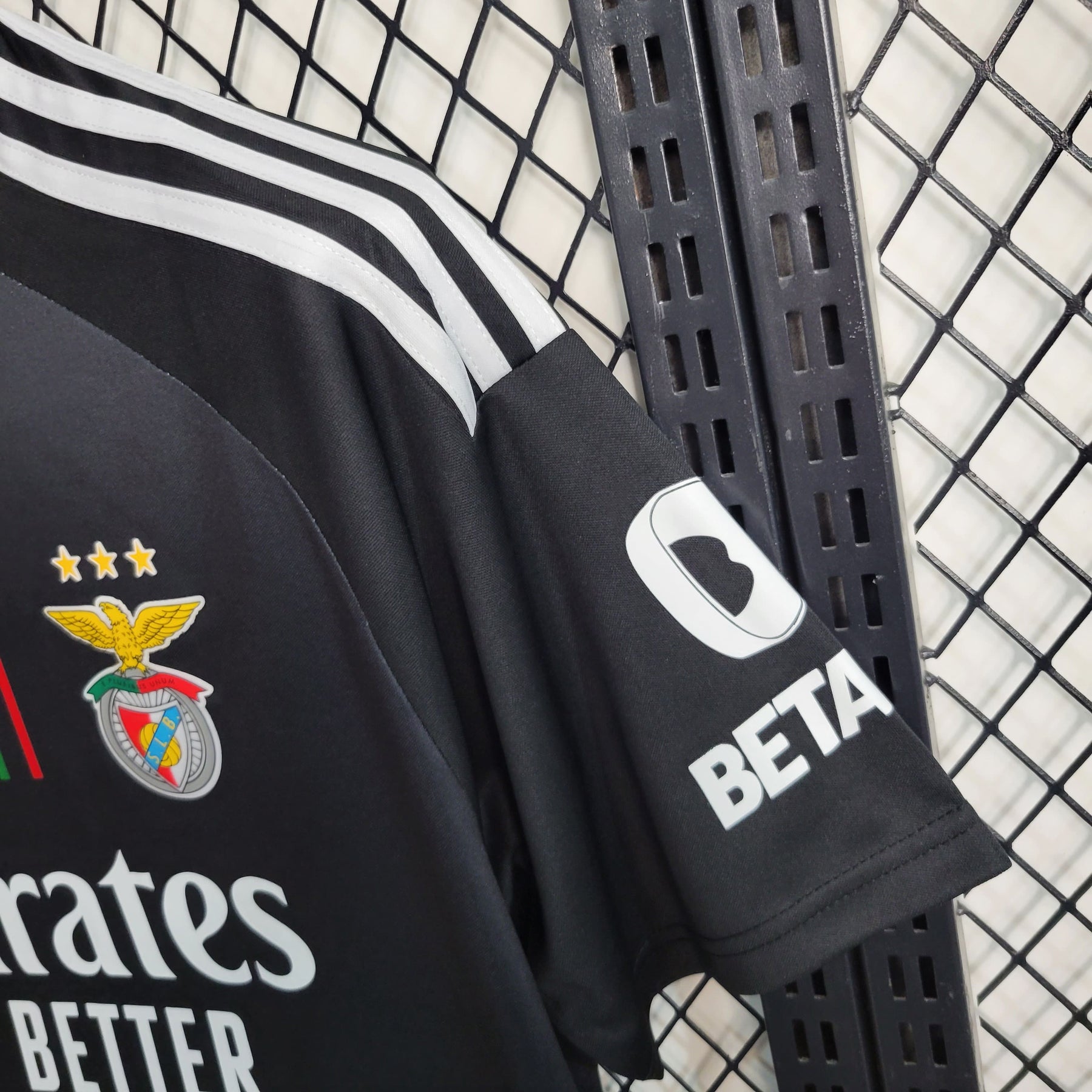 Camisola Benfica Away 2023/24 - Preta - Brasão Portugal