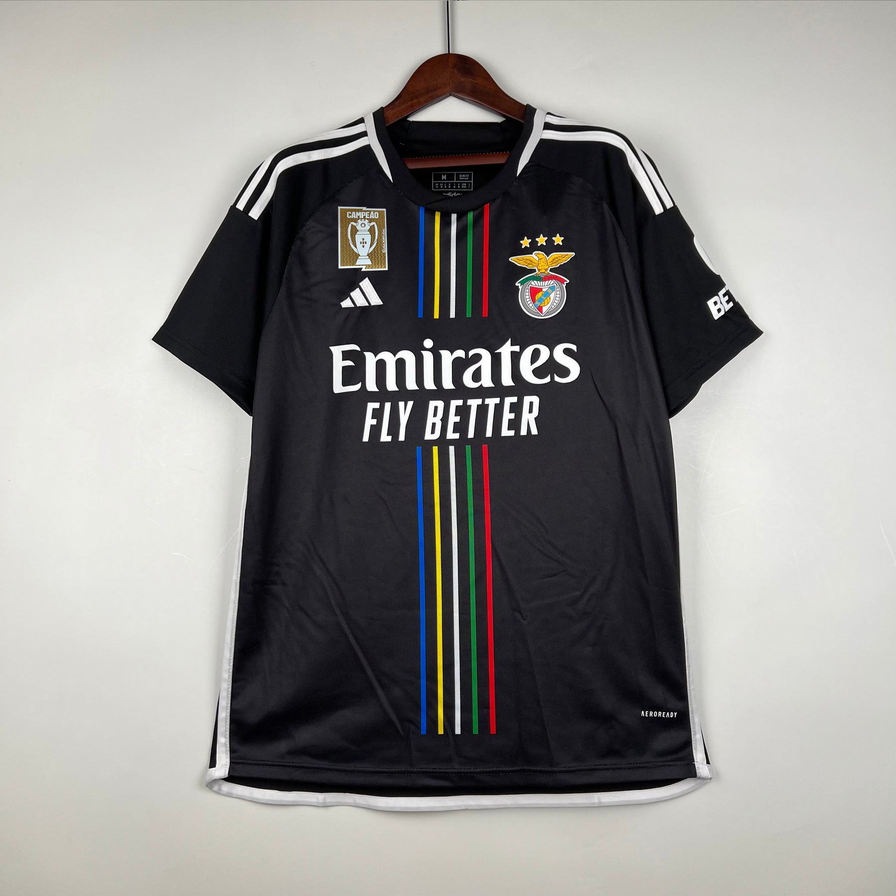 Camisola Benfica Away 2023/24 - Preta - Campeão Nacional